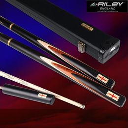 Billiard Cues Original RILEY RES-500 3/4 Piece Cue Snooker Handmade Stick With Case Extension 9.5 Mm Tip DEER MASTER