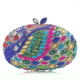 Evening Bags Women Pink/gold/red Multi Colour Crystal Diamond And Day Clutches Wedding Party Cocktail Handbag Purses Wallets