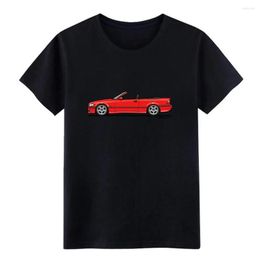 Men's T Shirts 3 Series E36 Red Convertible Shirt Designs Short Sleeve Round Neck Normal Cute Building Summer Style Novelty