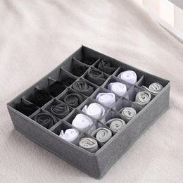 Storage Drawers Organizer Dividers Multi-functional Fabric Foldable Cabinet Closet Organizers Boxes For Storing Socks Underwear Ties