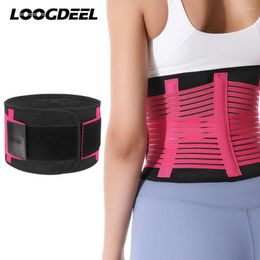 Waist Support LOOGDEEL Belt Back Trainer Trimmer Gym Protector Weight Lifting Sports Body Shaper Corset Faja