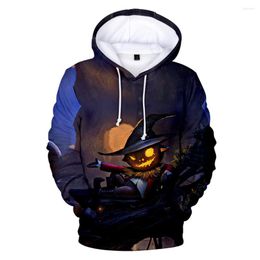 Men's Hoodies WAMNI Halloween Sweatshirt Hip Hop Casual Streetwear Hooded Pullover Polyester Unisex Loose Pumpkin