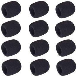 Microphones Foam Mini Headphones 50 Pieces Microphone Windscreen Covers 30Mm X 22Mm