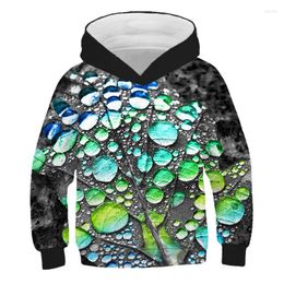 Men's Hoodies Kids Water Droplets Funny Children's Sweatshirts Boys Hoodie Cool Fashion Clothes Girls Casual Little