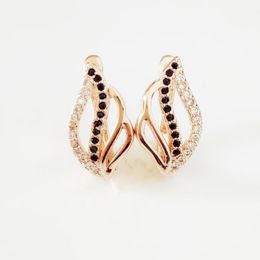 Dangle Earrings & Chandelier Drop Designs For Women Gold Color Earring 585 Rose Jewelry Office Style