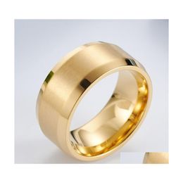 Band Rings Ring Men Titanium Black 755 Q2 Drop Delivery Jewellery Dhqid