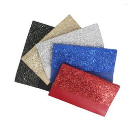 Evening Bags Vintage Style Lady PU Leather Shiny Glitter Sequin Clutch Bag For Woman Girl