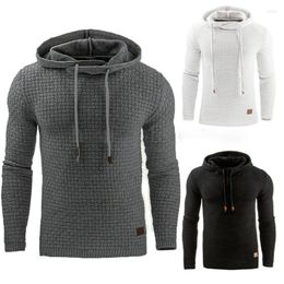 Men's Hoodies 2023 Mens Sweatshirts Jacquard High Quality Long Sleeve Fashion Of White Black Khaki Dark Grey Clothing