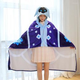 Blankets Abyssal Mage Blanket Genshin Impact Plush Game Peripheral Cloak Air Conditioner Gift Two Yuan Animation Autumn Winter Warm Home