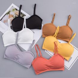 Yoga Outfit Women Strap Sports Bras Sexy Backless Breathable Top Running Fitness Workout Camisole Fashion Crop Tops Padded Push Up Bra