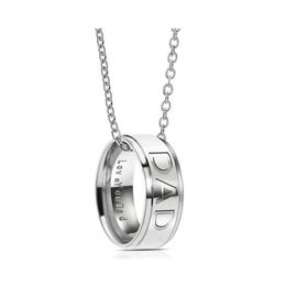 Pendant Necklaces Stainless Steel Ring King Queen Gift For Mom And Dad 575 Q2 Drop Delivery Jewelry Pendants Dhsea