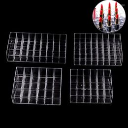 Storage Boxes 40/36/24 Grids Organiser Holder Plastic Box Multifunctional Home Bedroom Lipstick Stand Case Cosmetic Makeup Tools