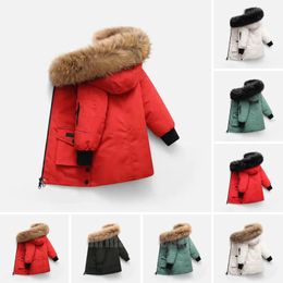 2013Kids Designer Down Coat Winter Jacket Boy Girl Baby Outerwear Jackets with Badge Thick Warm Outwear Coats Children Parkas Fashion Classic