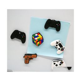 Buzdolabı Mıknatıs Gamepad Popcorn Pvc Colorf Blackboard Sticker Manyetik Buzdolabı Sevimli Etiketler Ev Mobilya Dekorasyon Homefavavor Dhwkx