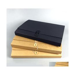Gift Wrap A4 Kraft Paper Boxes Packaging Envelope Party Invitation Stationery Book Pack Bag Greeting Card Postcard Po Box1 Drop Deli Dhrbl