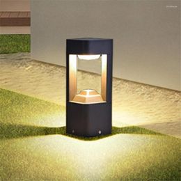 Outdoor Aluminium LED Lawn Light Villa Garden Landscape Community Pillar Courtyard Park Grassland Road Column Lights