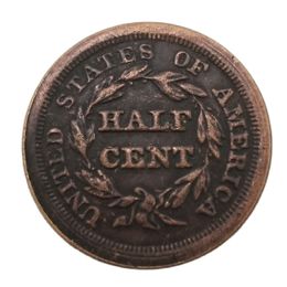 USA Any Date of 1840-1857 Braided Hair Half Cent COPY COINS