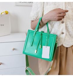 Designer Bag PU Tote Bags Mini Square Bag For Women Fashion Handbags Crossbody Handbag Purse Messenger Wallets Wholesale Handbag Color 9