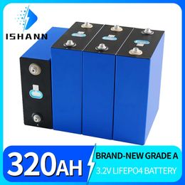 Lifepo4 320Ah Battery 3.2V 310Ah 1/4/8/16/32PCS DIY Deep 6000 Cycles Rechargeable Batteries Pack RV Boats Golf Cart With Busbars