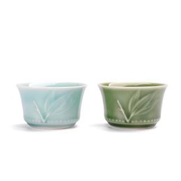 Cups Saucers & Bamboo Joint Small Tea Cup Wholesale Creative Set Accessories Bowl Special Offer