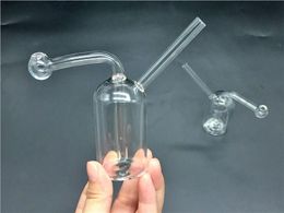 Dhl free Mini oil burner water Rig small Glass Bongs Glass Bubbler Bong Ash Catcher Smoking Water Pipes Oil Rigs dab rig birdcage perc heady