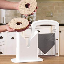 Baking Tools Portable Removable Bread Bagel Slicers Perfect Cutter Every Toaster Household Accessories 2023 Arrivals Wholesale & Pastry