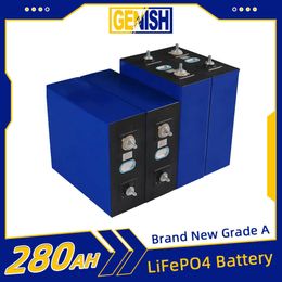 1/4/8/16/32PCS 3.2V Lifepo4 280Ah Battery DIY Rechargeable Batteri Pack Deep Cycles 3500 Times For Wheelchair RV Vans Boat Solar