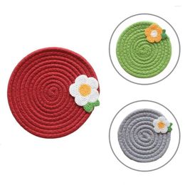 Table Mats Multi-purpose Cotton Rope Wear-proof Pot Holders Placemat For Dining