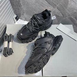 Womens Mens Designer Schuhe Track 3 3.0 Sneaker Luxus -Trainer dreifach schwarz weiß rosa blau orange gelbgrüne t.s.Gomma Tracks Sportschuhgröße 35-45