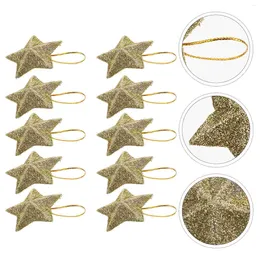 Christmas Decorations Star Ornaments Tree Hanging Ornament Pendant Decorationsglitter Decor Stars Holiday Gold Cover Embellishments Pendants