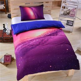 Bedding Sets 3 Pcs Milky Way Galaxy Set Universe Outer Space Duvet Cover 3D Stylish Home Decor