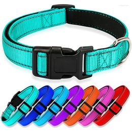 Dog Collars Reflective Collar Luxury Designer Neoprene Padded Nylon Adjustable Pet For Small Medium Large Dogs Pets Accessories