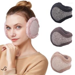 Berets Soft Fleece Plush Earmuff Winter Warm Foldable Ear Covers Outdoor Ski Riding Windproof Muffs Warmer Fluffy EarcapBerets BeretsBerets