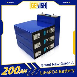 200Ah LifePo4 1/4/8/16/32PCS Lithium Iron Phosphate 3.2V Rechargeable Battery Deep Cycle Cell DIY For 12V 24V 48V Home Off-Grid