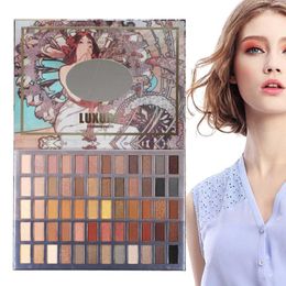 Lip Gloss Eyeshadow Palette 60 Colours Highly Pigmented Compact Pearlescent Matte Combination Waterproof Makeup