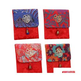 Gift Wrap Chinese Year Red Envelope Hongbao Packet Money Bag1 Drop Delivery Home Garden Festive Party Supplies Event Dhvh3