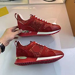 High-top shoes 2023European star with the same paragraph leather upper mesh flat shoes factory direct free shipping35-45 kq1xx0000001