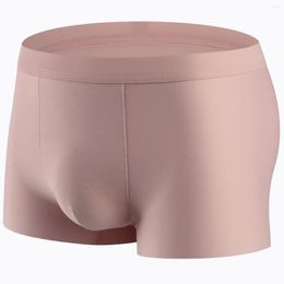 Underpants 2023 MEN'S Underwear Selling Seemless Men Viscose Boxers Sexy Solid Colour Cool