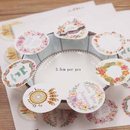 Gift Wrap DIY Stickers Doodling Random 200pcs Wedding Sticker Gift-boxes Brithday Party Thank You /HAND MADE Sample Style White