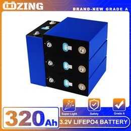 3.2V 320AH 310Ah Lifepo4 Battery LFP Cells Grade A 12V 24V 48V Rechargeable Battery Pack Deep Cycles With Busbars for Golf Car