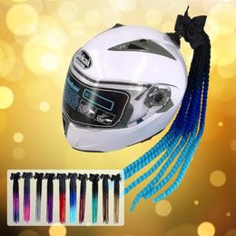 Motorcycle Helmets Helmet Braid Woman 24" With Dirty Twisted Sucker Double