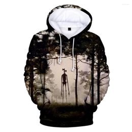 Men's Hoodies 3D Siren Head Sweatshirt Men/Women Harajuku Hooded Hip Hop Clothes Plus Size Tops Pullover Mens