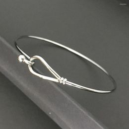 Bangle 3pcs Lot In Bulk Stainless Steel Simple Fashion Bracelet Wire Chain Cuff Gifts For WOmen Men DIY Jewellery