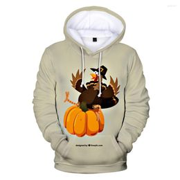 Men's Hoodies Classic Thanksgiving Days Men Women Hoody Sweatshirt High Quality Clothes Boy Girl Casual Sportswear Oversized