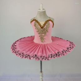 Stage Wear Pink Blue Professional Ballet Tutu Girls Child Kids Adulto Women Ballerina Party Dance Costumes