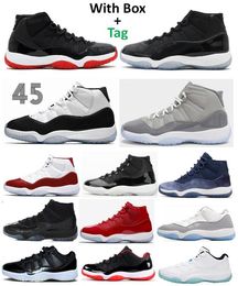 LOW Shoes J3S Basketball 11 11s Basketball Shoes Cherry Bred Space Jam Concord Cool Grey Jubilee 25th Anniversary Velvet Midnight Navy Cap And Gown