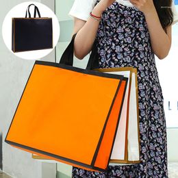 Storage Bags Women Foldable Shopping Bag Reusable Eco Tote Pouch Large Non-woven Shopper Canvas Travel Grocery