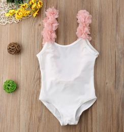 Baby Girls Swimwear Summer One-Pieces Swimming Backless Cute Kids Bathing Swimsuit