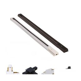 Track Lights 1 Meter Led Rail Aluminium Tracking Light 100Cm With Straight /L/T/Add Corner Connector Drop Delivery Lighting Indoor Otdlm