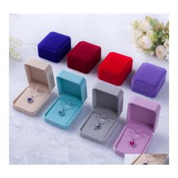 Jewelry Boxes Dhs Veet For Only Pendant Necklaces Wedding Cases Gift Packaging Display In Bk Drop Delivery Ot4Pt